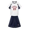 Zuoxi Boys' Quick-Dry Color-Block Basketball Set
