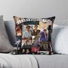 Federa Quadrata Leonardo Dicaprio Poliestere Lino Velluto Stampato Cerniera Decorativa Custodia per Cuscino da Arredo
