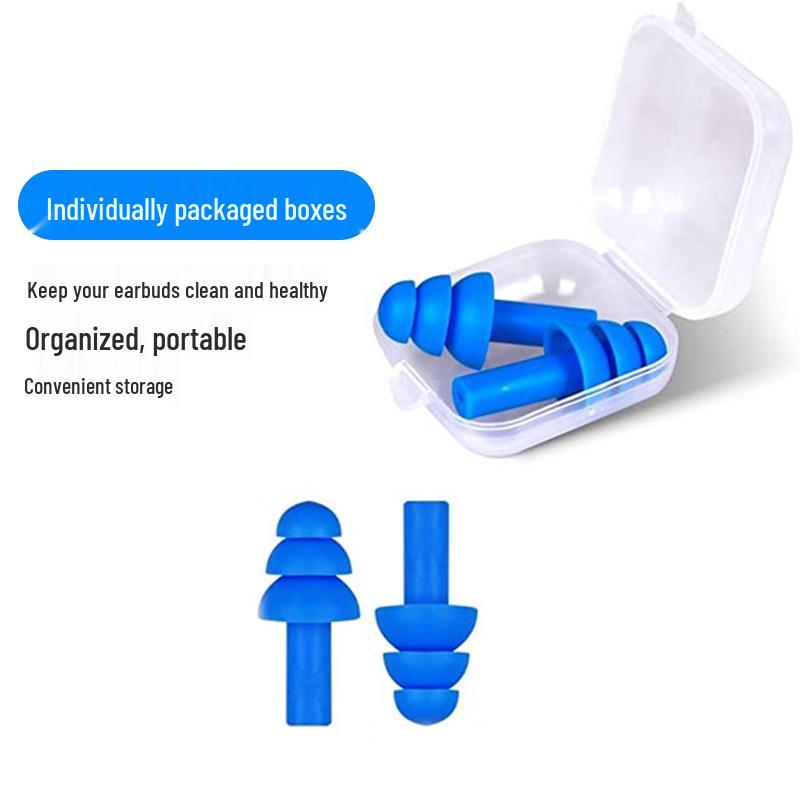 Auf Lager Silikon Tauch-Ohrstöpsel-Set für Erwachsene und Kinder - Wasserdicht und Professionell