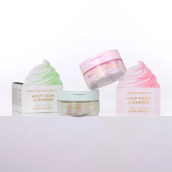 Forest Garden Whip Foam Cleanser (Rose/Centella) Rose NB0017