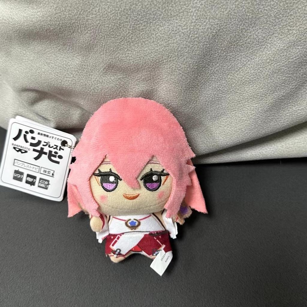 10CM Impact Tartaglia Kaeya Diluc Venti Xiao Klee Plush Pendant Toy  Mini Keychain Doll Backpack Accessorie For Gift