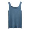 Women's Summer Sleeveless Black Knit Tank Top - Sexy Base Layer & Trendy Outerwear