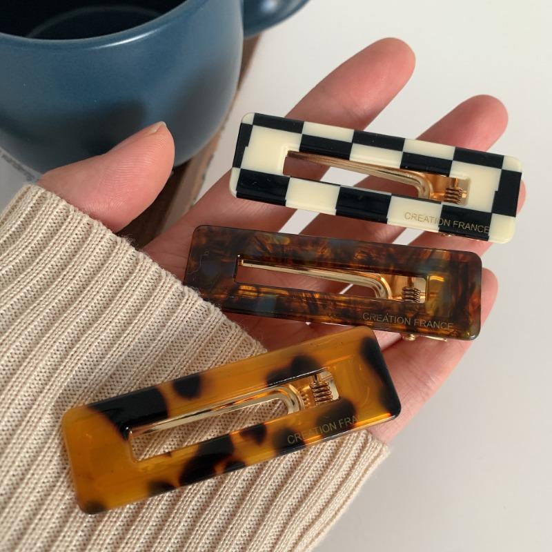 Acetate Duck Clip Hairpin - Elegant Non-Slip Hair Clip for Women, Girls - Stylish Bridal Party Daily Hair Accessory  New