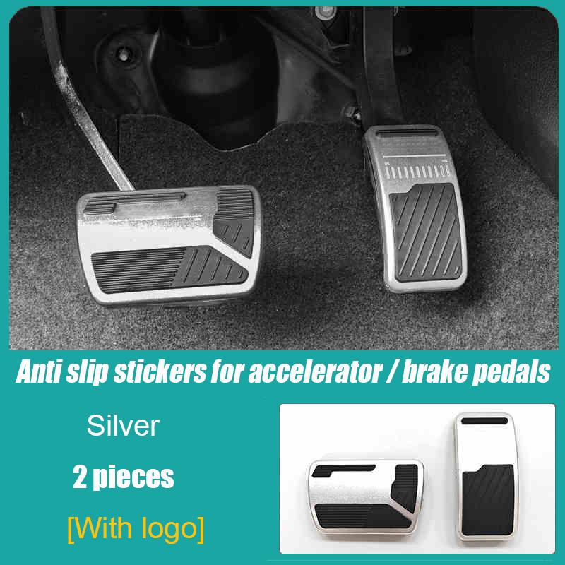 For BYD Song Pro  2024 Anti slip stickers for accelerator and brake pedals Aluminum alloy electric switch brake 4801