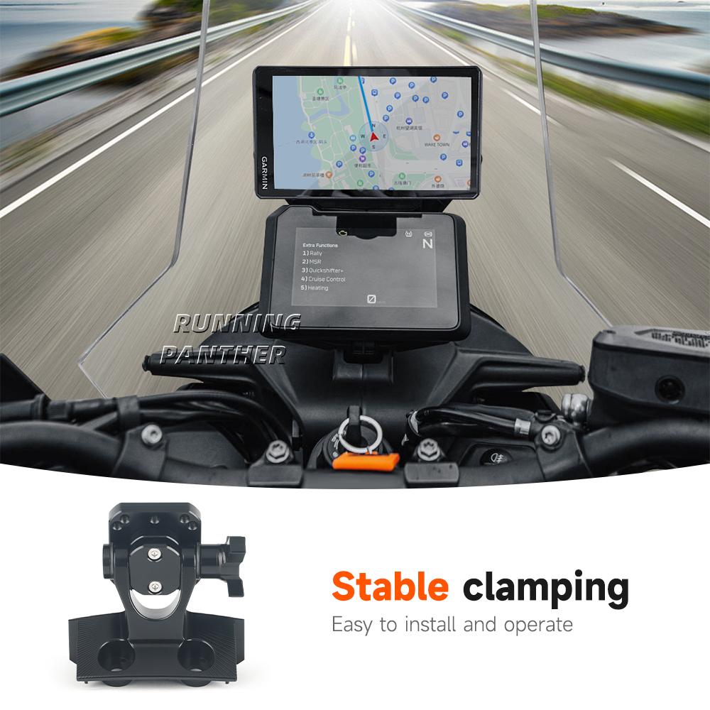 For 790ADV 890ADV 790 890 ADV Adventure 2023 2024-UP Motorcycle Driving Recorder GPS Phone Navigation Bracket Holder Mount Stand