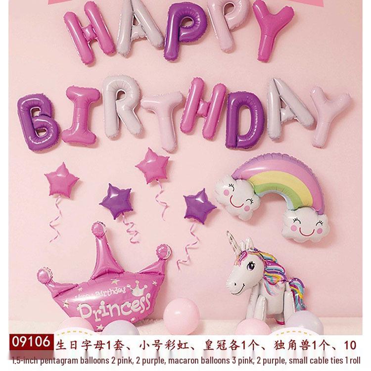 Geburtstagsdeko Ballon-Set für Kinder - Themen-Hintergrund mit Folienballons