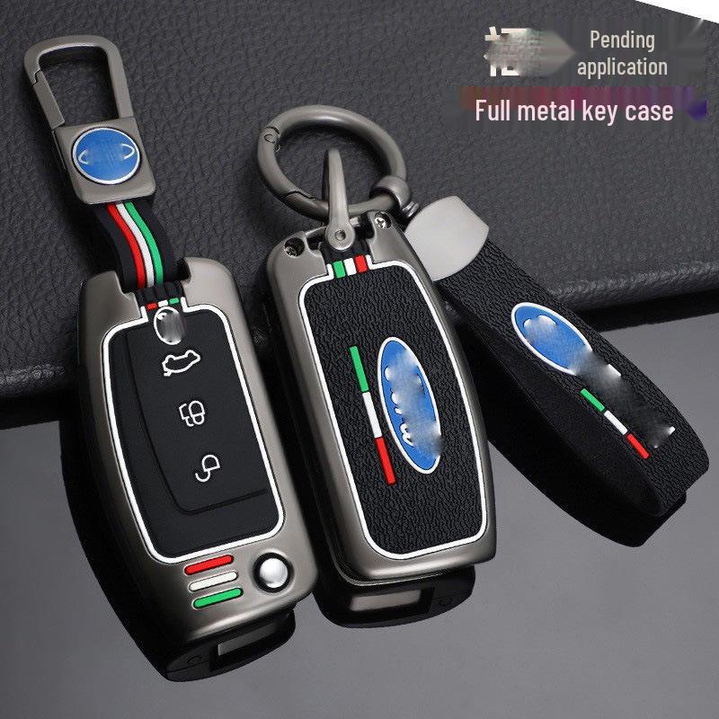 Ford Classic Key Case: Fits Focus, Mondeo, Kuga, EcoSport - Metal Remote Shell.