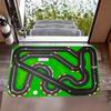 Cartoon Urban Traffic Road Design Doormat Non-woven Anti-slip Street Map Rug Creative Indoor Outdoor Front Door Floor Mat