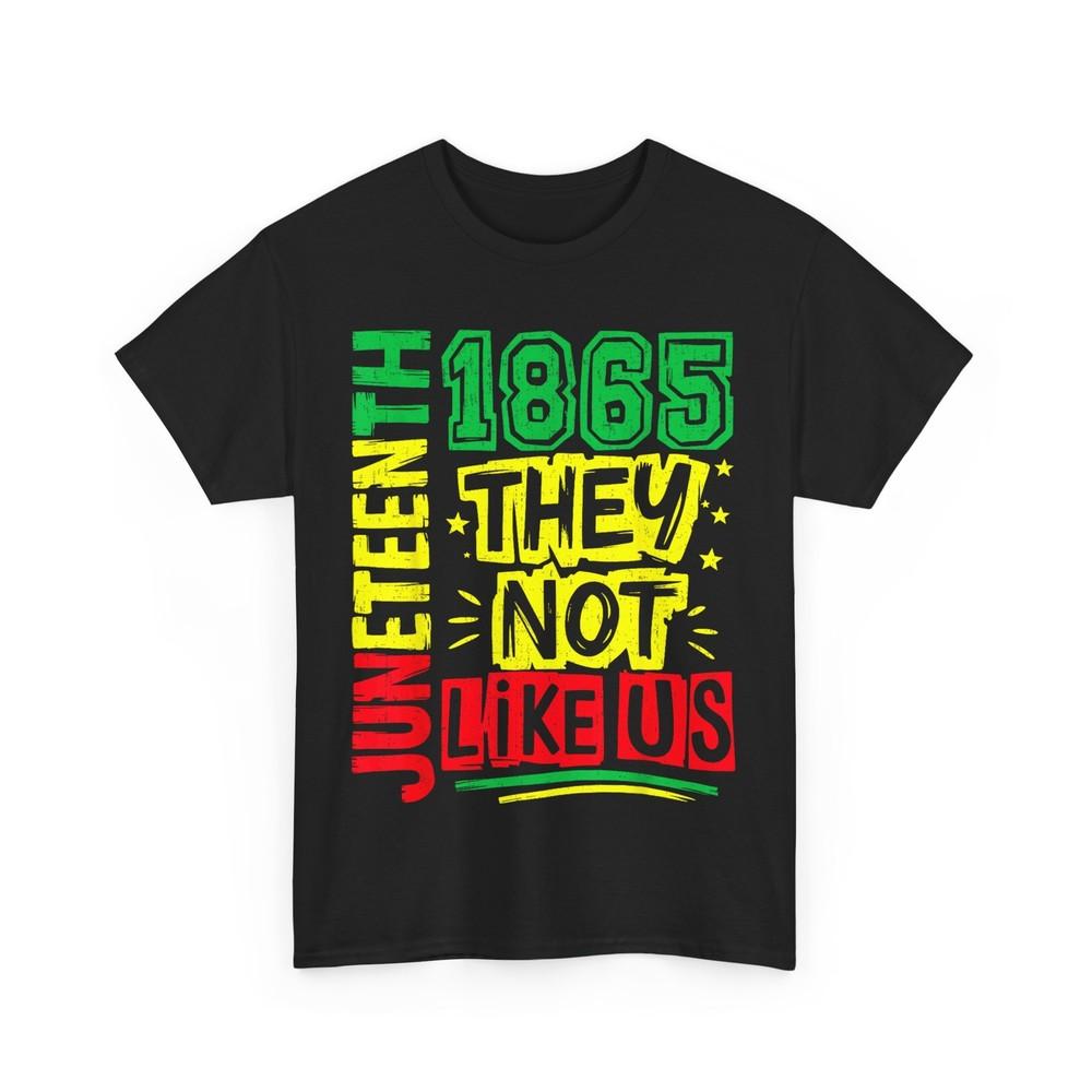 Juneteenth 1865 They Not Like Us June 19th Women Men Pride Shirt