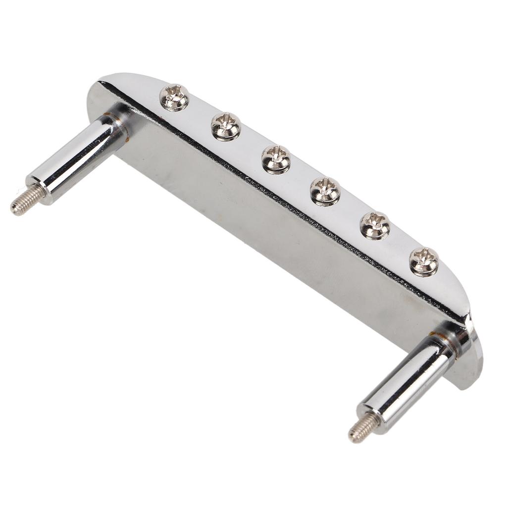 Electric Guitar Bridge 6 String Tailpiece Metal Instrument Accessory for