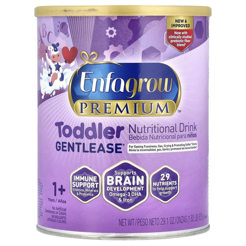 Enfamil, Enfagrow Premium™, Toddler Gentlease® Nutritional Drink, Ages 1+, 29.1 oz (825 g)