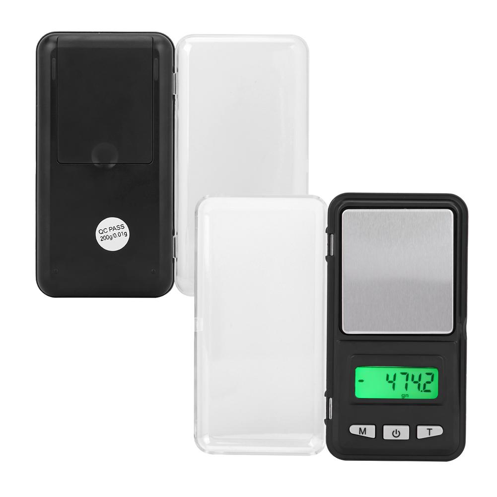 200g / 0.01g LCD Digital Electronic Balance Weighing Fruits Small Food Scales