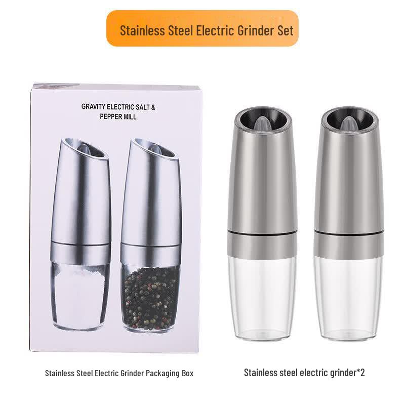 Electric Gravity Sensor Salt & Pepper Grinder