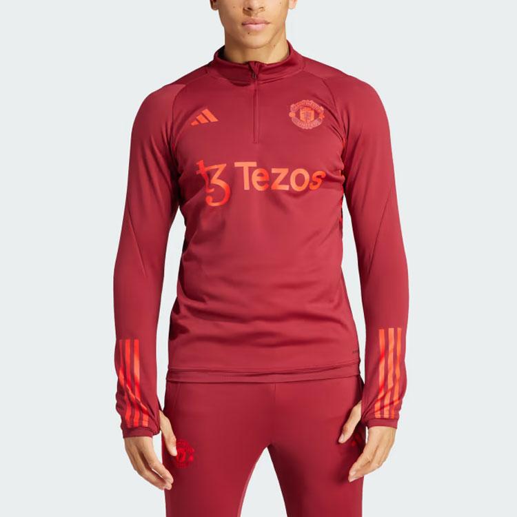 Adidas Manchester United Tiro 23 Training Top Men Tops Red IA7277