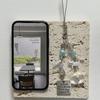 Jellyfish Y2K Jellyfish Mobile Key Chain Sea Shell Fish Phone Charm Keycord  Mobile