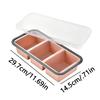 1pc Silicone Freezer Tray with Lid - Durable Kitchen Storage for Soup, Broth & Sauces Food Container Freezing Tray