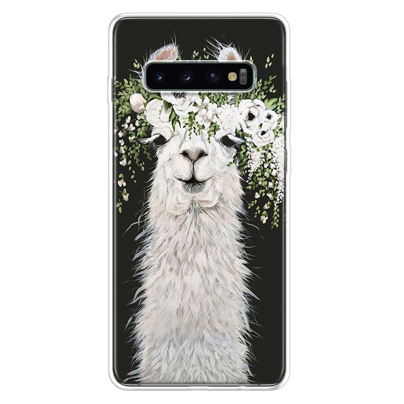 

Cute Animal lama Llama Phone Case For Samsung Galaxy A52 A51 A50S A32 A22 A12 A02S A72 A71 A31 A70 A30S Note 20 Ultra 10 Plus S1 Samsung A51 4G