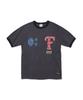 FREEMARIO Smudge Ringer T-Shirt [Charcoal]
