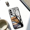 Barren tree Phone Case For Samsung Galaxy A73,A72,A71,A70,A53,A52,A51,Soft Silicone Black Cover