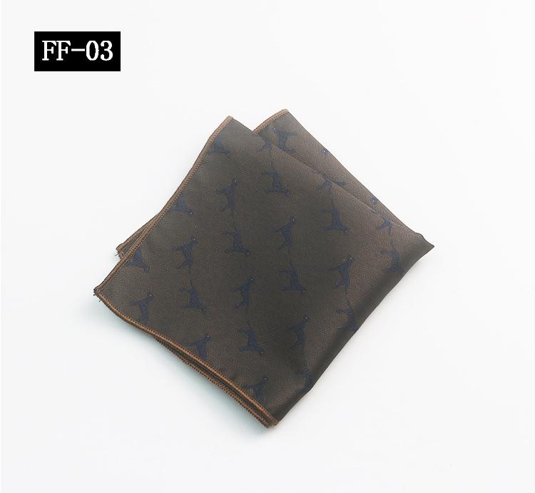 Pocket Towel Men'S, Suit Banquet Wedding Groom Best Man Striped Pattern High-End Small Square Towel Handkerchief