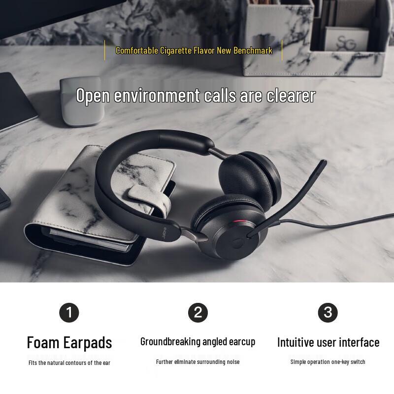 Jabra Evolve2 40 MS Professional Headset (CN version)