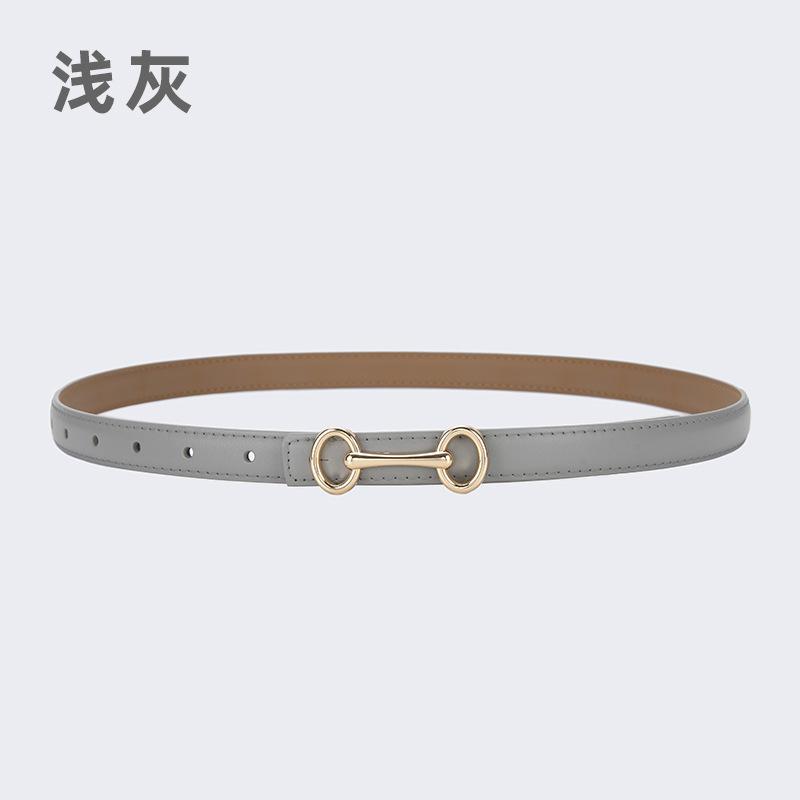 Four Seasons Available New Leather Belt Women'S Simple Fashion Versatile Belt Women'S Jeans Western Pants Paired With Pants Belt