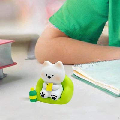 Dog Sculpture Craftsmanship Cute Figurine Westie Western Terrier West Highland White for