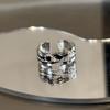 Bague - Genre spécifique, Design de niche, Bague de doigt simple, Style minimaliste, Look sophistiqué, Bague ouverte