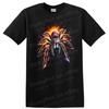 Spider Graphic T Shirt Colorful Flame Design Funny Animal Tee