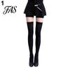 Women's Sexy Pure Color Opaque Thigh High Stockings Over The Knee Socks