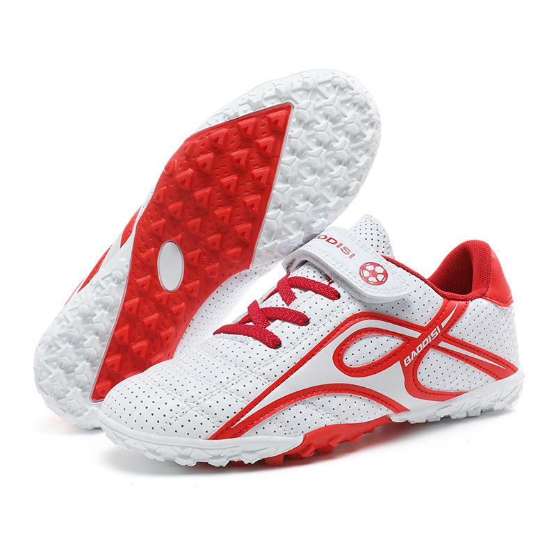 Factory direct sales children's new football shoes broken nails long nails broken nails rotating buckle ground student game football shoes