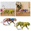 Leopard Statue Fashion Resin Craft Decorative Animal Statues Animal Statue for Home Cabinet Book Shelf Bedroom Decoration