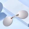 Light Rimless Retro Oval Nose Sunglasses Movie Anti Reflective UV400