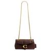 Coach Tabby 26 Quilted Classic Logo Hardware External Magnetic Pocket Lambskin Leather Shoulder Bag Medium Women shoulder bag Maple-Brown CCW83-B4MPL