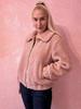 Granular Velvet Frühling und Herbst Damenmode Jacke Einfarbige Jacke