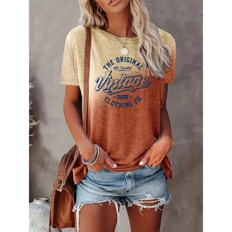 Summer Casual High-quality Printed Women's Short Sleeved Shirts