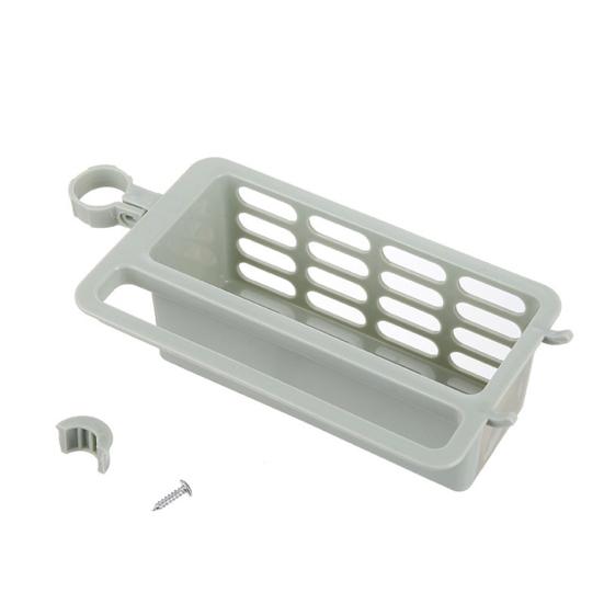 Kitchen Sink Faucet Draining Sponge Soap Brush Towel Holder Storage Rack Basket