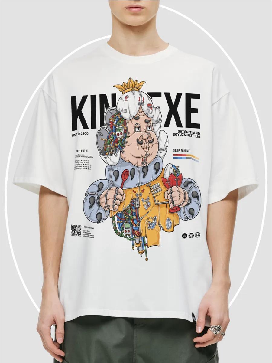 Oversized T-shirt Soyuzmultfilm print XL