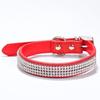 Dog collar Shiny rhinestone Dog collar Soft and comfortable Suitable for large, medium and small dogs Fashion pet collar