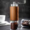 Moedor de grãos de café portátil grão de madeira aço inoxidável manivela mão moedor de café ferramenta de cozinha moedor
