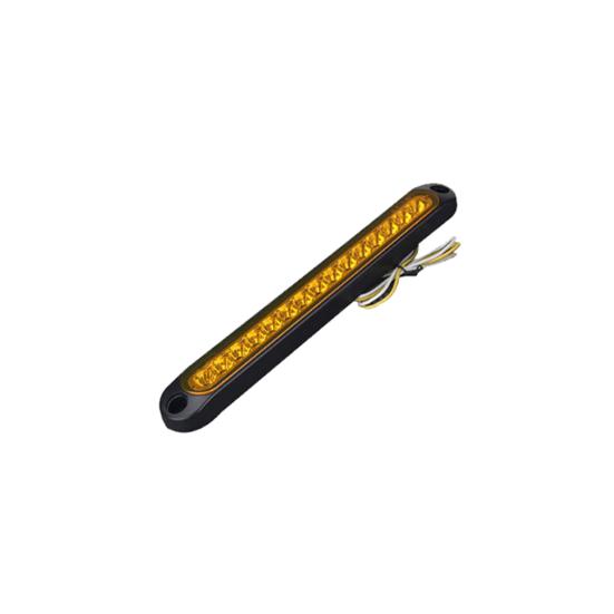 

10-30 В 15 светодиодов водонепроницаемый указатель поворота для прицепа грузовика полоса заднего фонаря жёлтый