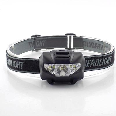 Mini linterna frontal LED de alta potencia, faro delantero brillante AAA, lámpara de casco, lámpara para acampar y pescar