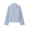Women's Solid Color Fashionable Sleeve Long Sleeved Zipper Casual Top  Jacket Jacket