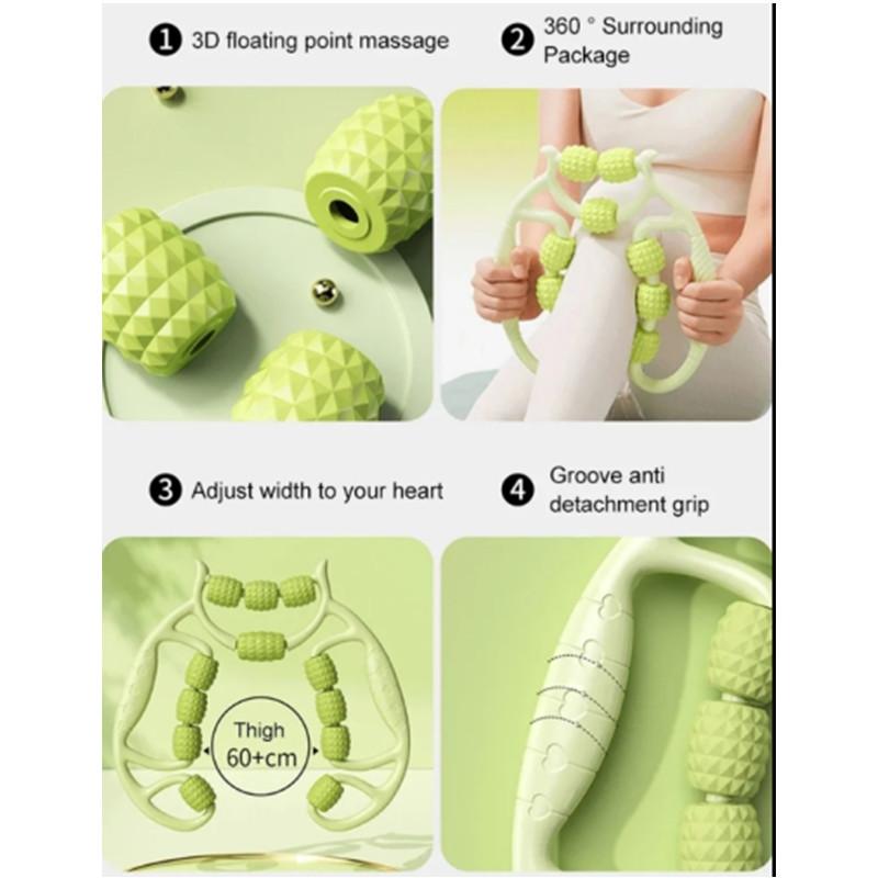 12-Position Circular Leg Massager – Muscle Relaxation & Stretching Device for Toning and Slimming Legs at Home