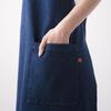 Seven Uniform QT7376-1 Chest Apron, Indigo, Free Size