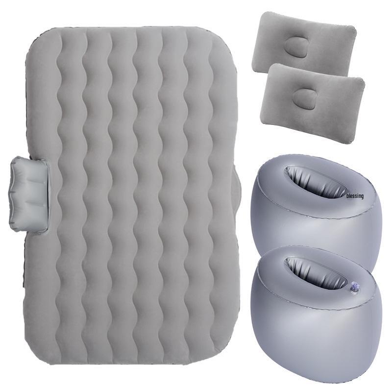 Inflatable Car Mattress for SUV and Sedan - Folding Travel Bed for Sleep and Self-Driving Tours