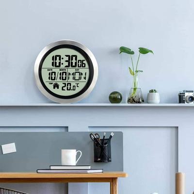 Bez dziurkowania przyssawka Zegar zegar domowy wodoodporny zegar łazienkowy zegar kuchenny zegar LCD