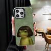 Cute Cartoon Frog Soft Phone Case for iPhone 15 16 17 Pro Max 17Air 16E 14 Plus 13 12 Mini Shockproof Cover Back Shell