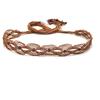 Meier Belt bohemia handmade wooden beads wax rope woven women's thin waist chain