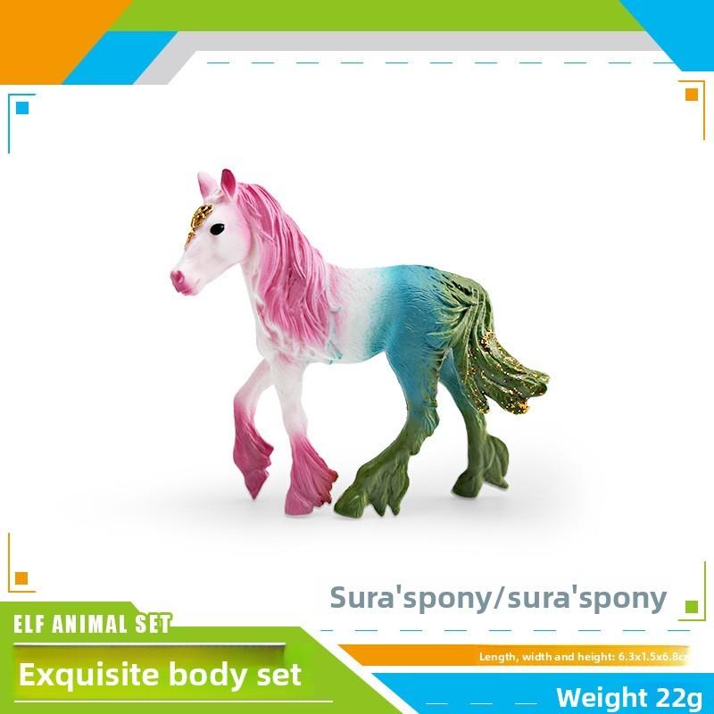 

Unicorn Animal Model Pvc Static Figurine For Childrens Collectible Decor Sula Pony